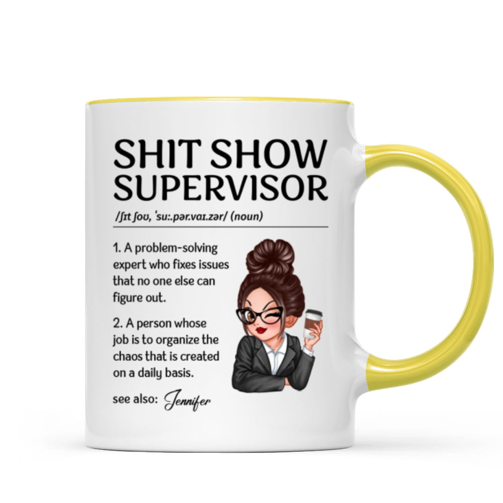 A Problem Solving Expert Personalized Mug, Funny Gift For Colleagues, Coworkers, Work Friends, Work Besties