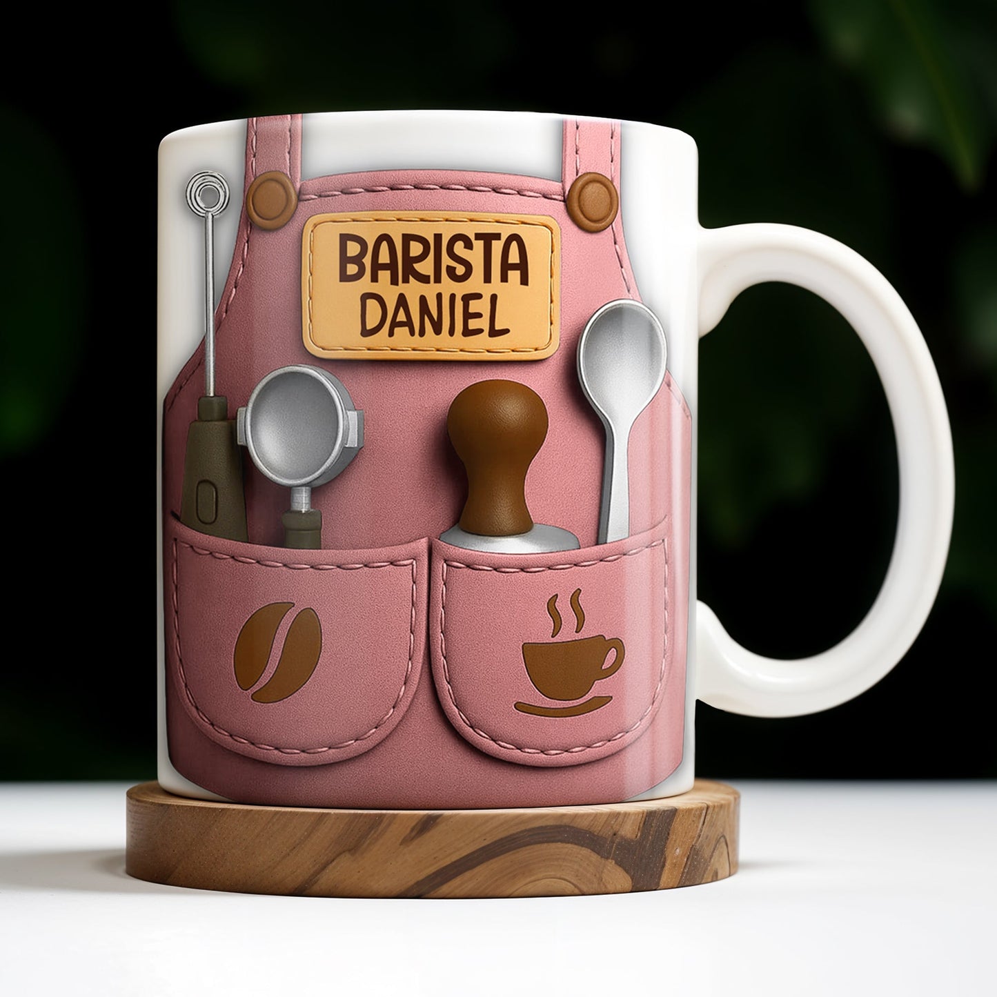 To The Best Barista, Coffee Accessories Design - Personalized Custom Coffee Mug - JBS007_MG