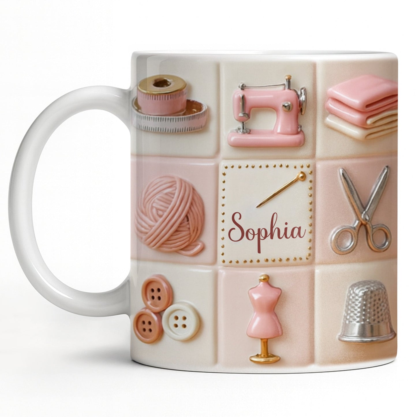 Personalize Your Creativity With Crafting Icons - Personalized Custom Coffee Mug - JBS066_MG