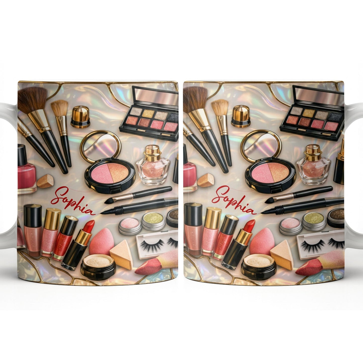 Capture The Elegance And Style Of Beauty Routine - Personalized Custom Coffee Mug - JBS105_MG
