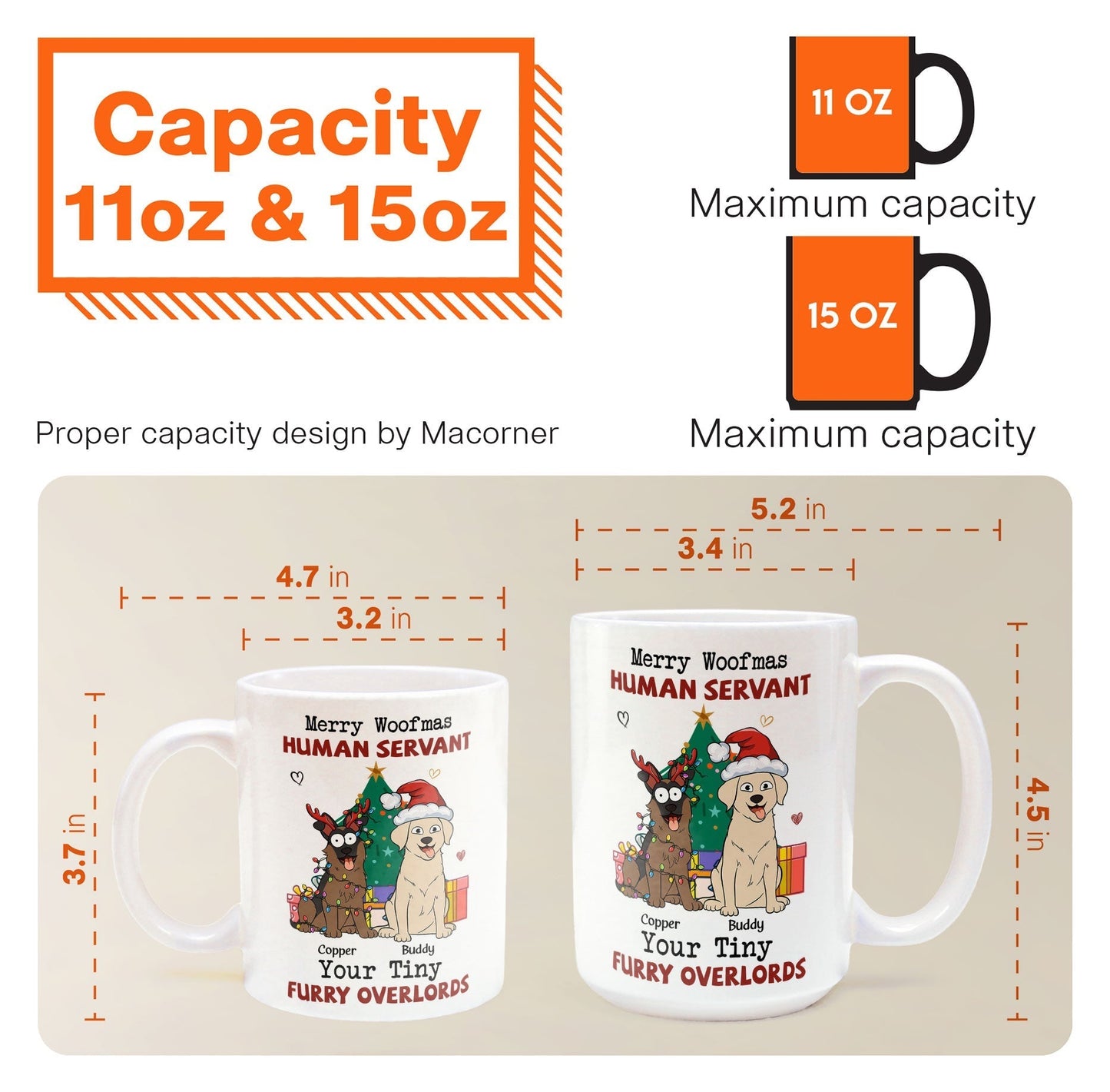 Merry Woofmas - Personalized Mug