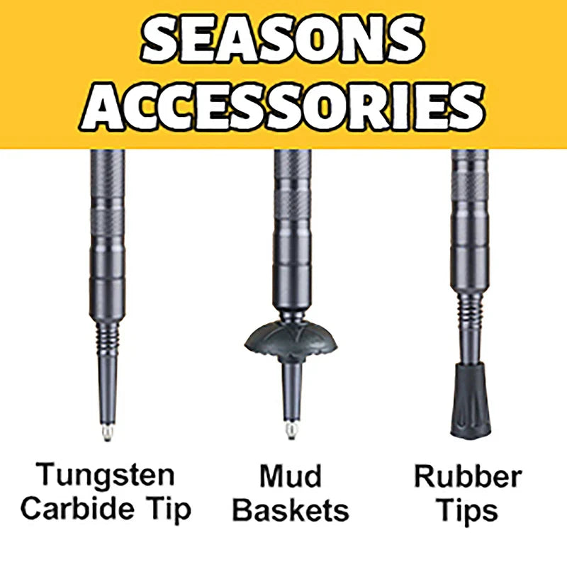 Multifunctional Aluminium Alloy Hiking Stick