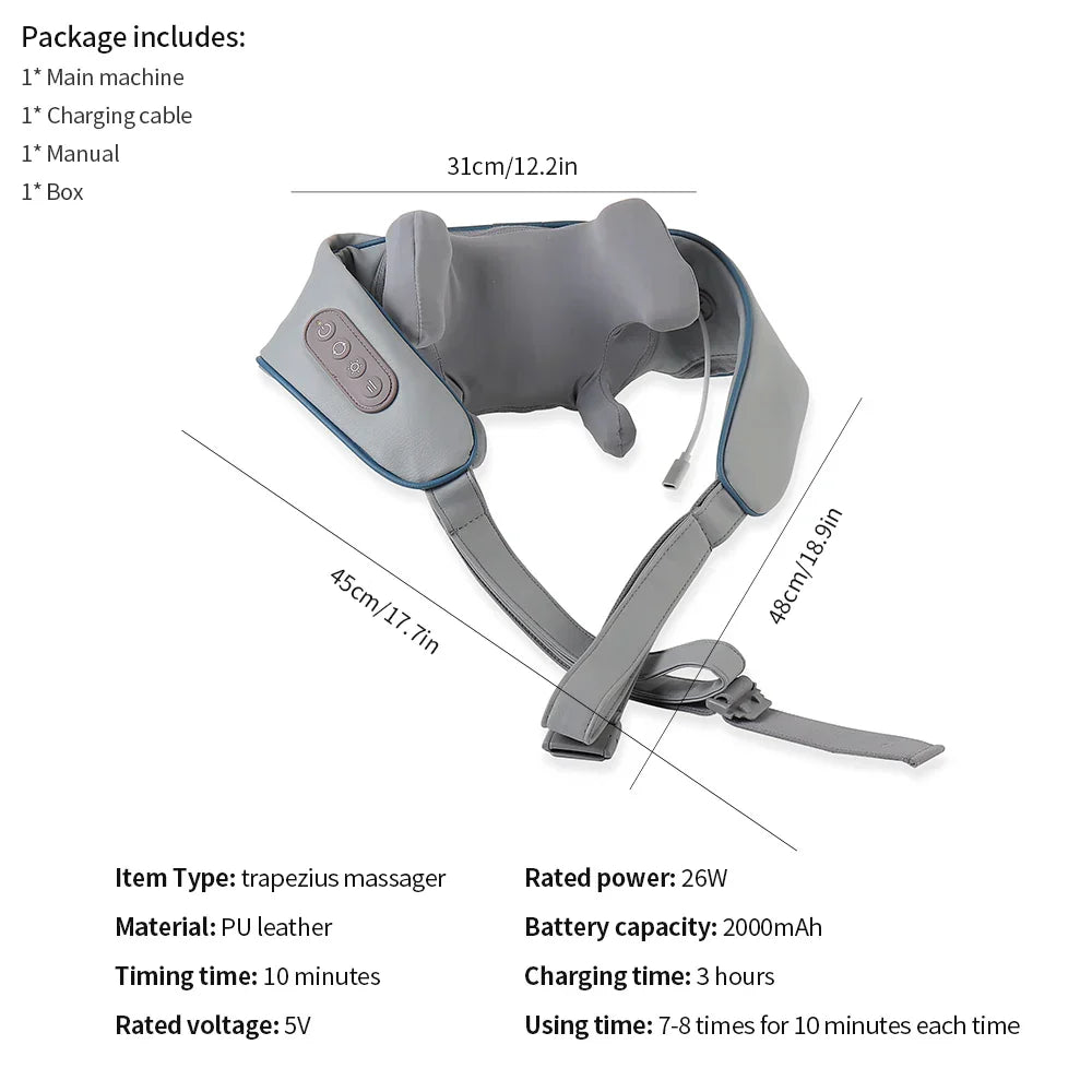 Neck & Shoulder Massager With Heat
