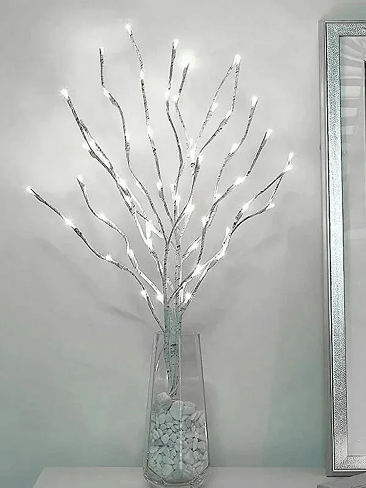 White Birch Branch Light