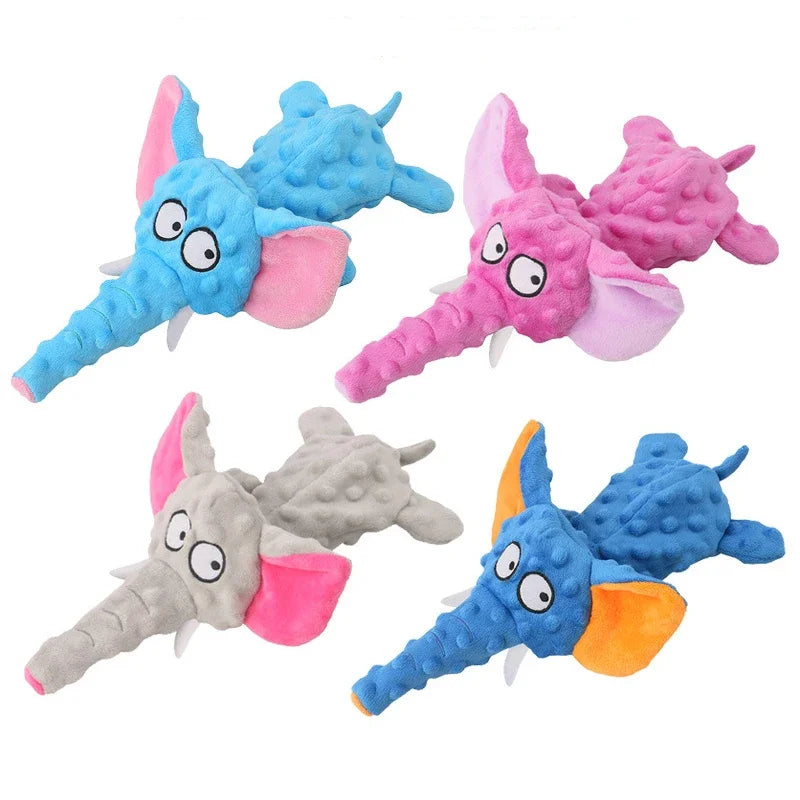 Elephant Plush Dog Toy
