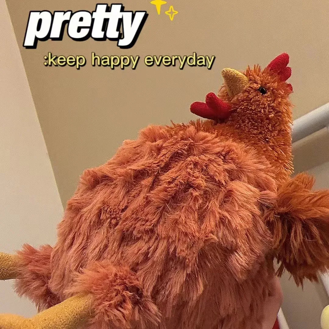 Jellycat 23cm Plush Chicken Toy - Soft, Cute & Perfect for Kids' Gifts!