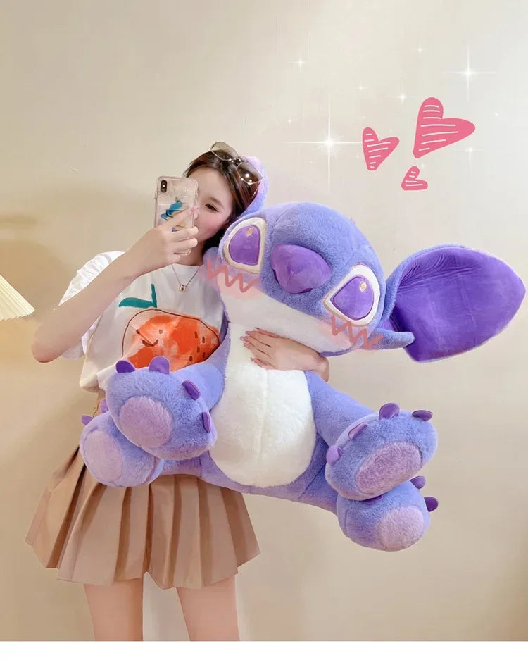 Purple Stitch Plush - Soft 25cm Cuddly Doll for Kids and Gift