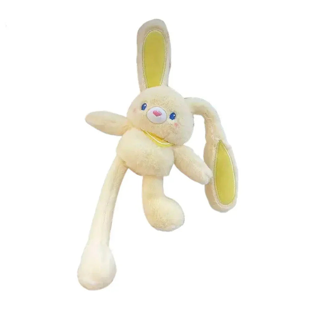 Pull Up Bunny Plush Toy Soft Stuffed Rabbit 30 cm