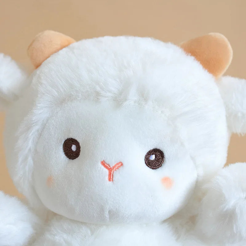 Kawaii Plush Sheep & Rabbit Dolls - Soft, Adorable Animal Pillows