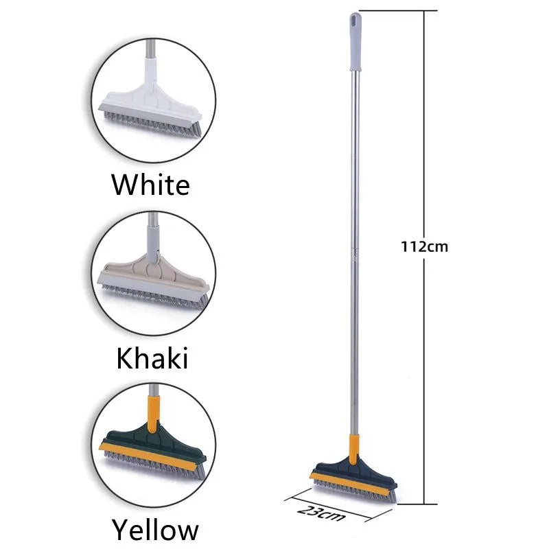 2 In 1 Cleaning Brush With Wiper