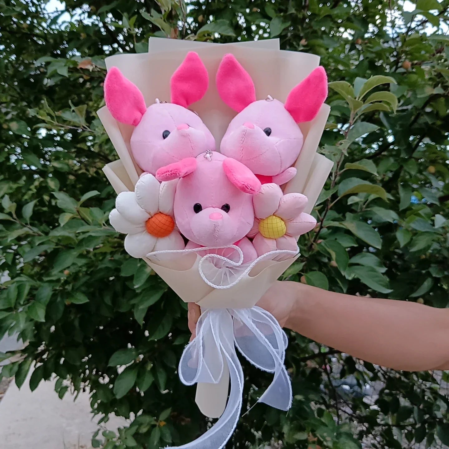 Winnie the Pooh Piglet Plush Bouquet Soft Toy Gift