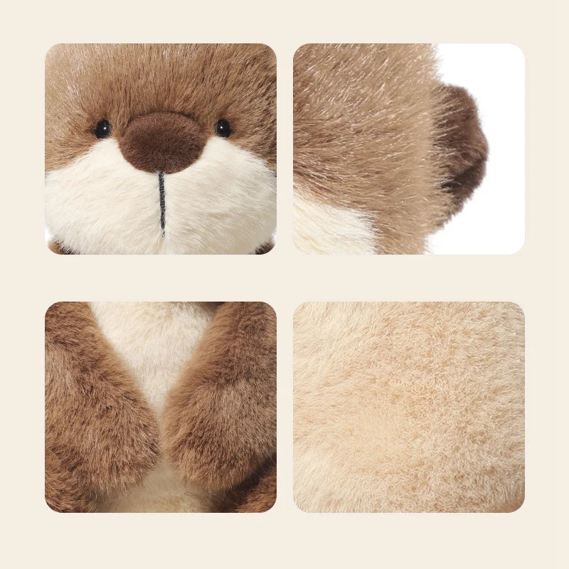 Cute Sea Otter Plush Toy - Fluffy Soft Doll for Kids' Birthday Gift