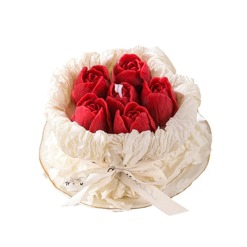Mother's Day Scented Flower Candle Gift Box