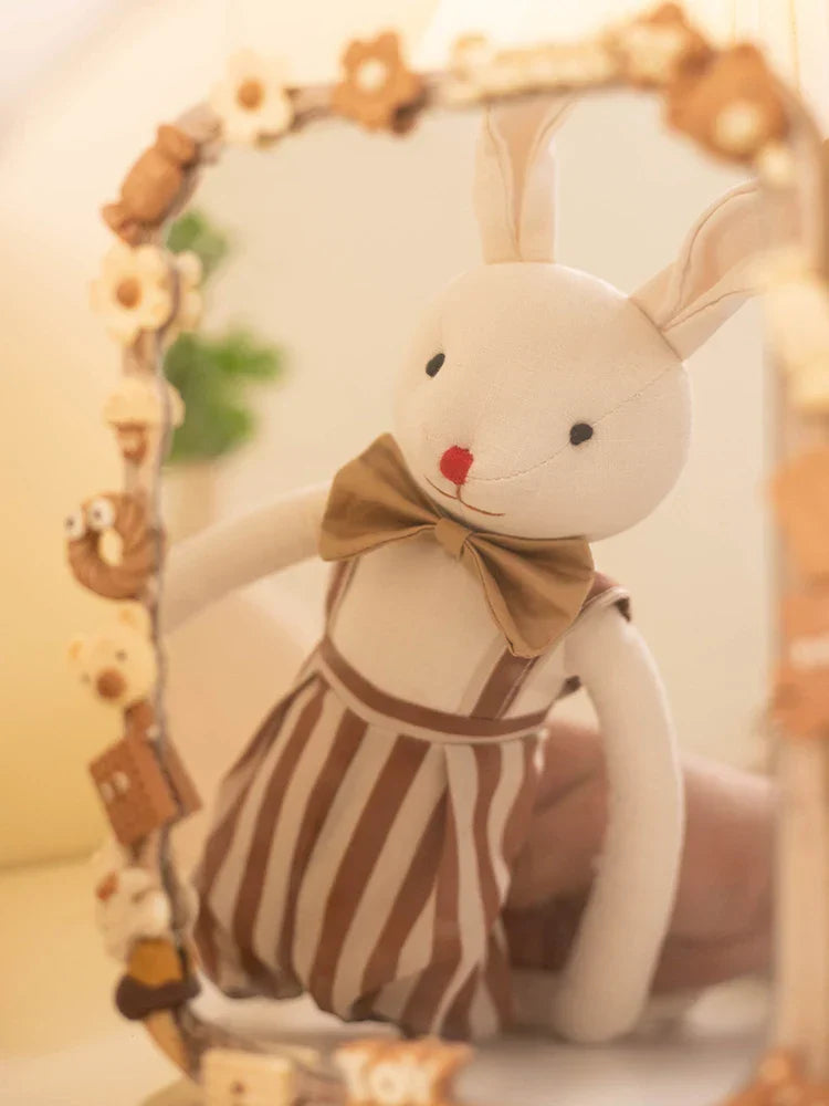 Handmade Bunny Plush in Cloth Dress