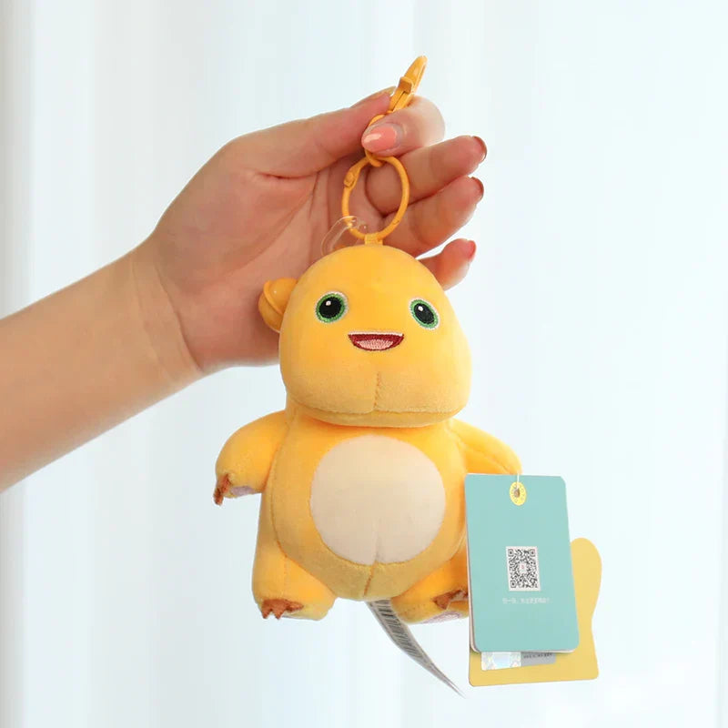 Mini Dragon Plush Keychain Soft Character Doll