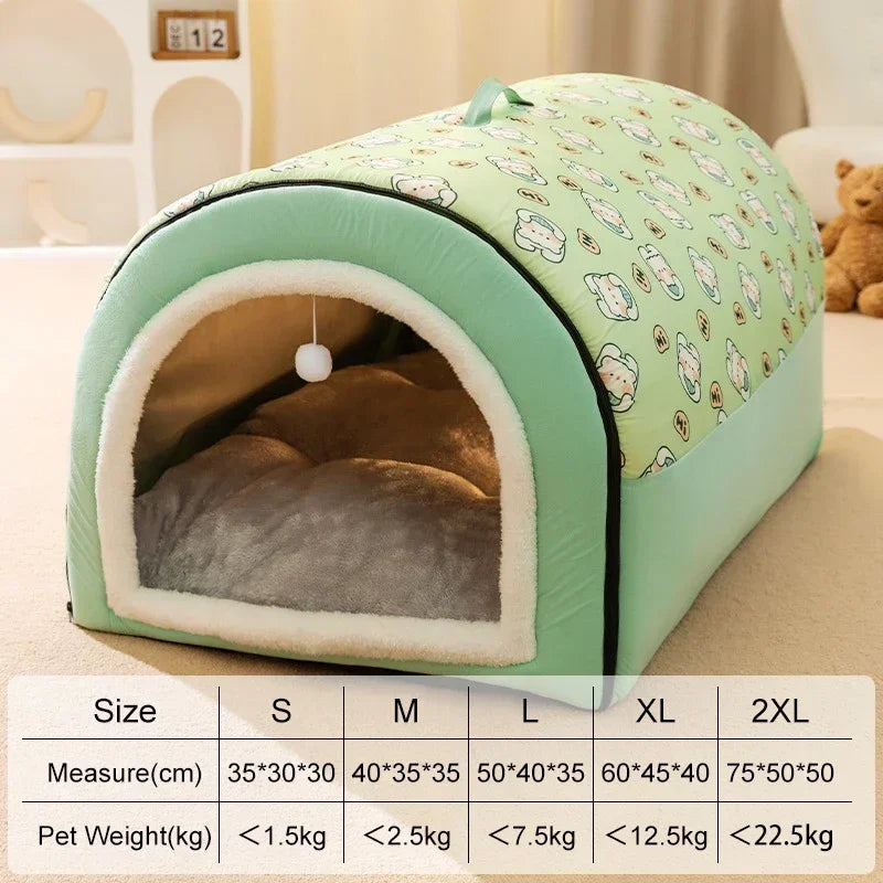 Warm Winter Dog Kennel Mat
