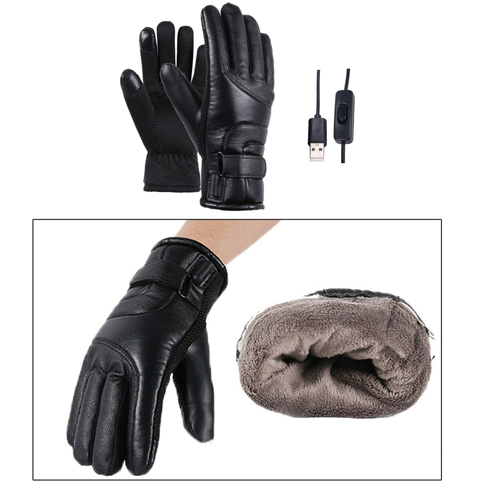 Heated Usb Dog Walking Gloves