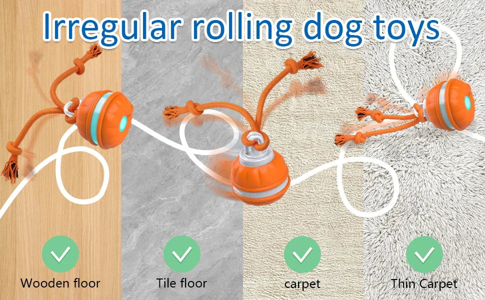 Smart Interactive Dog Toy Ball - Motion Activated Chew Toy