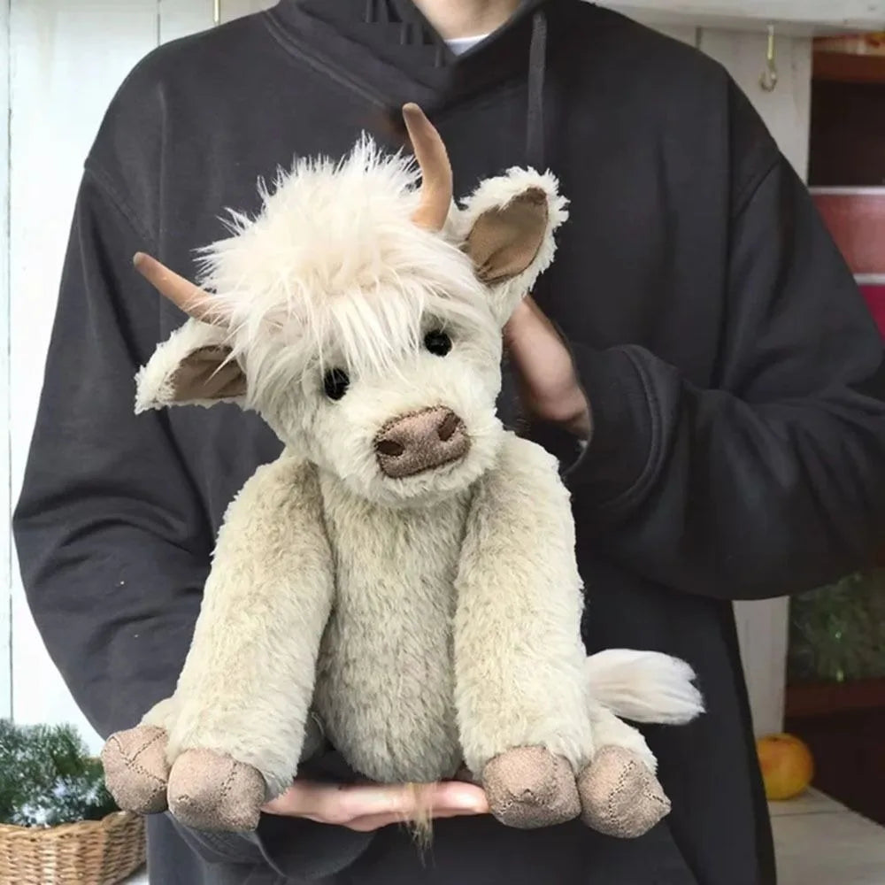 Kawaii Highland Cow Plush Toy - Adorable Stuffed Animal for All Ages