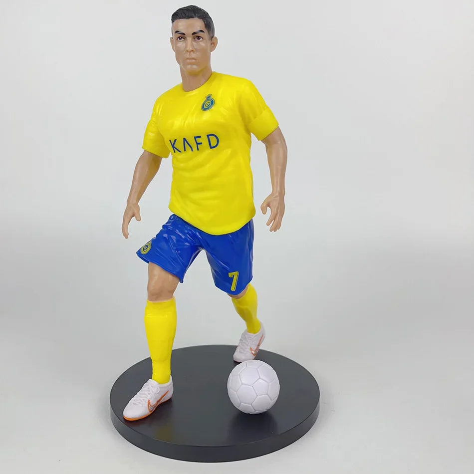 Ronaldo Messi Mbappe Model Dolls Cartoon Cute Action Figure