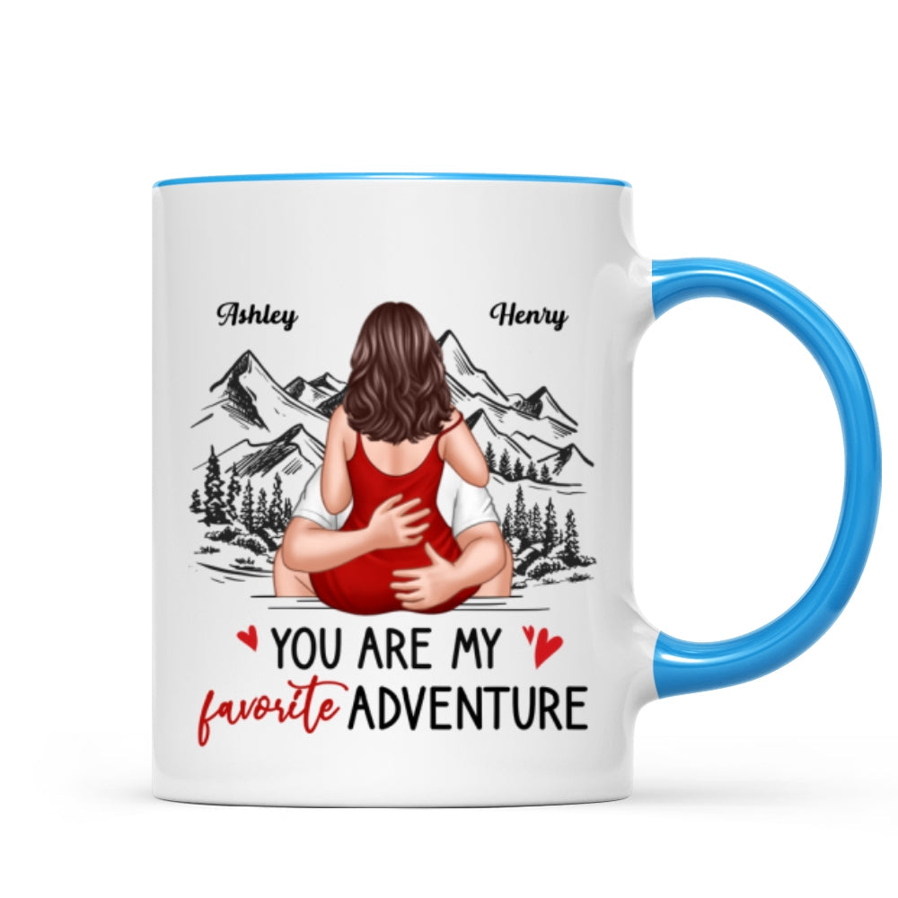 You Are My Favorite Adventure Couple Personalized Mug