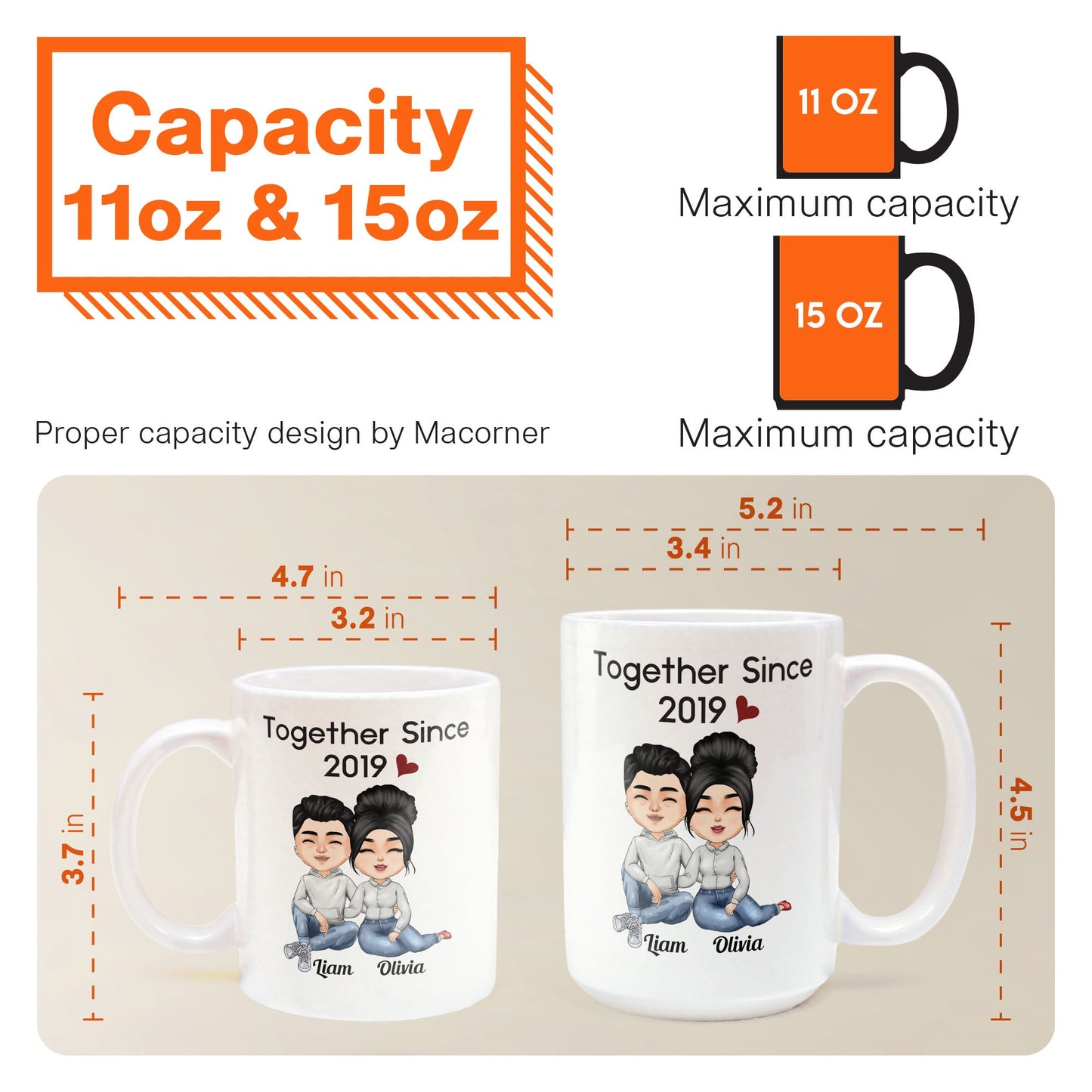 Together Since - Personalized Mug