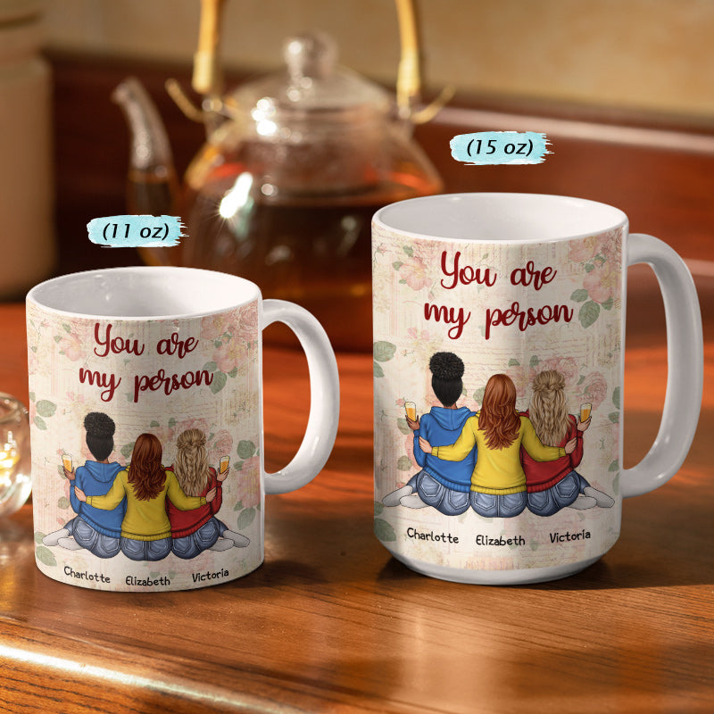 Who We Have In Our Life That Matters Best Friends - Bestie BFF Gift - Personalized Custom White Edge-to-Edge Mug