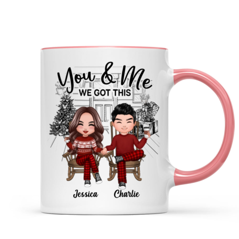 Couple We Got This Personalized Christmas Mug