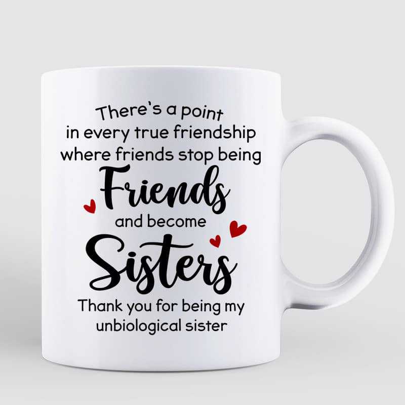 Doll Besties Best Friends Sitting On The Beach Personalized Mug