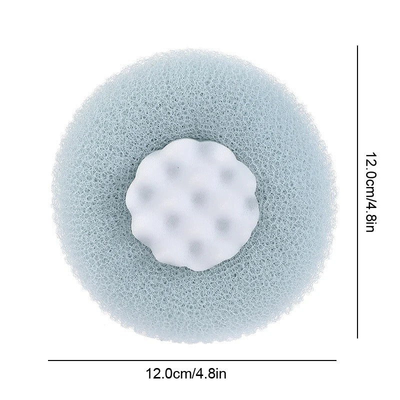 Soft Loofah Sponge With Suction Cup Exfoliating Bath Sponge For Shower