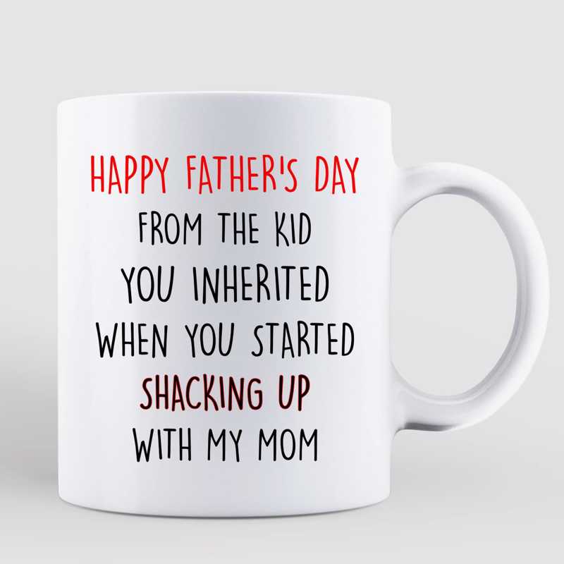 Happy Father's Day Step Dad Funny Personalized Mug