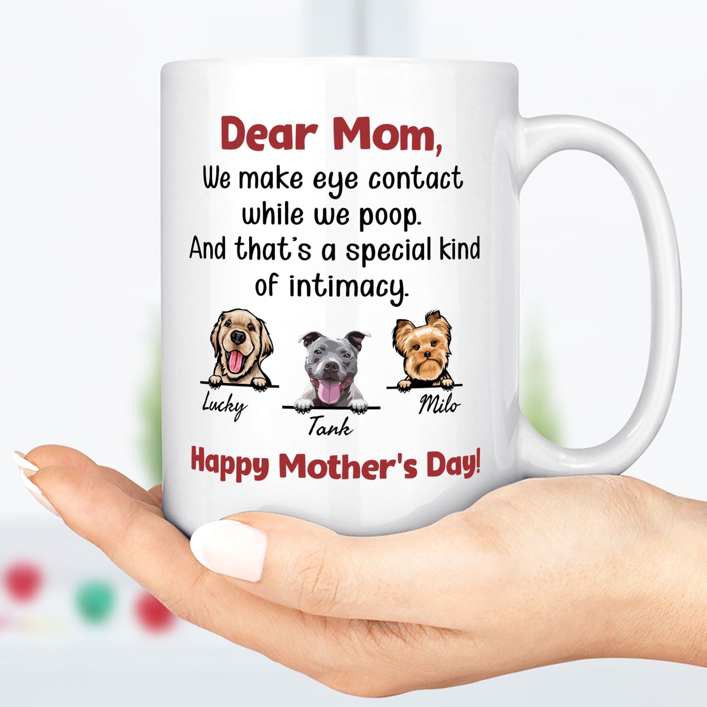 A Special Kind Of Intimacy Personalized Custom Dog Mug C281