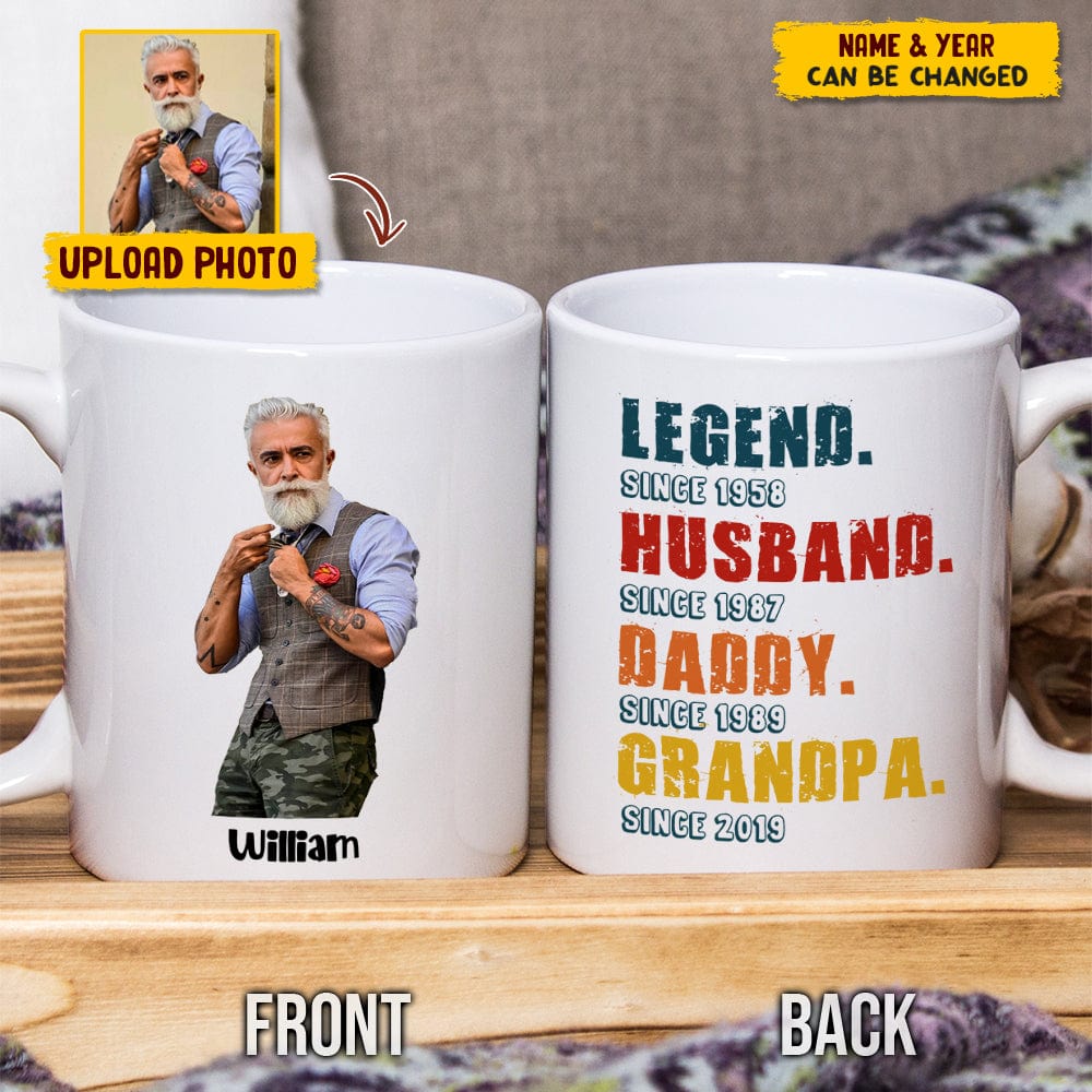 Custom Photo Mommy Legend Family Mug N304 HN590