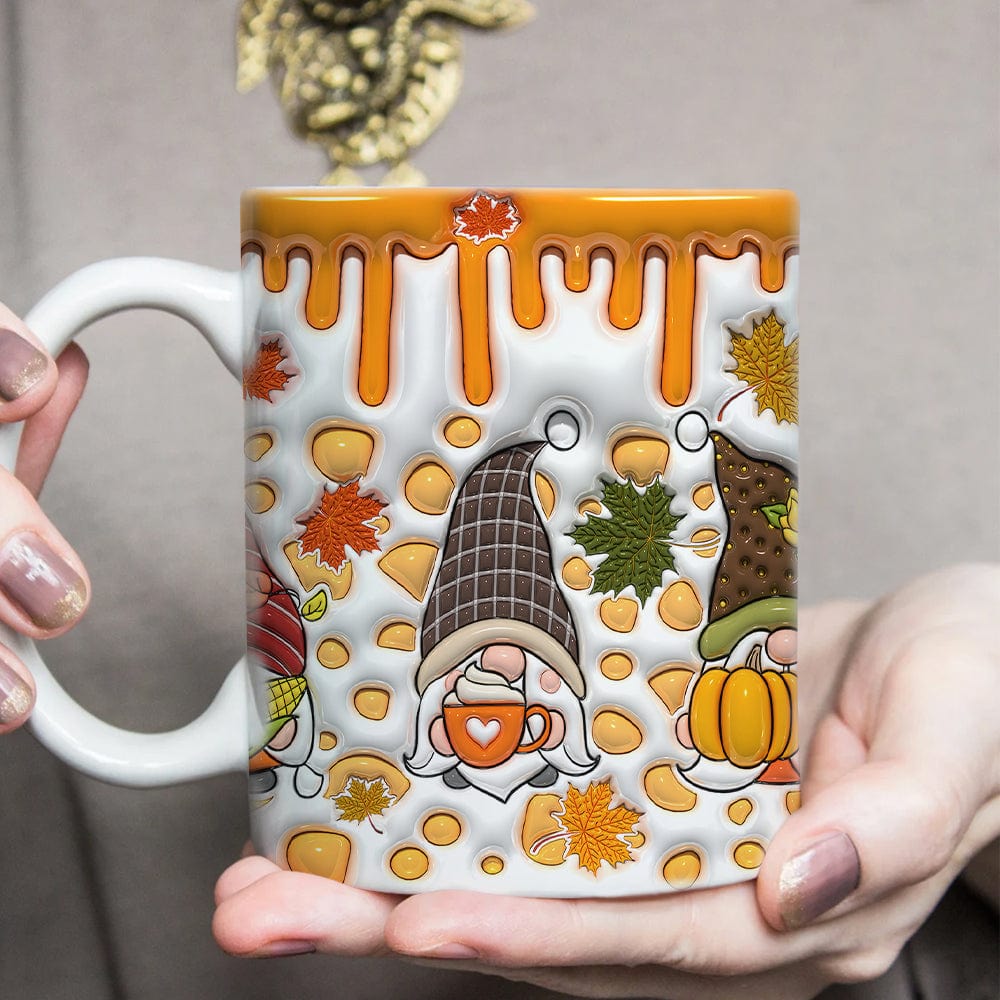 Gnome Fall Halloween Gift Thanksgiving Gift Mug HO82 891342