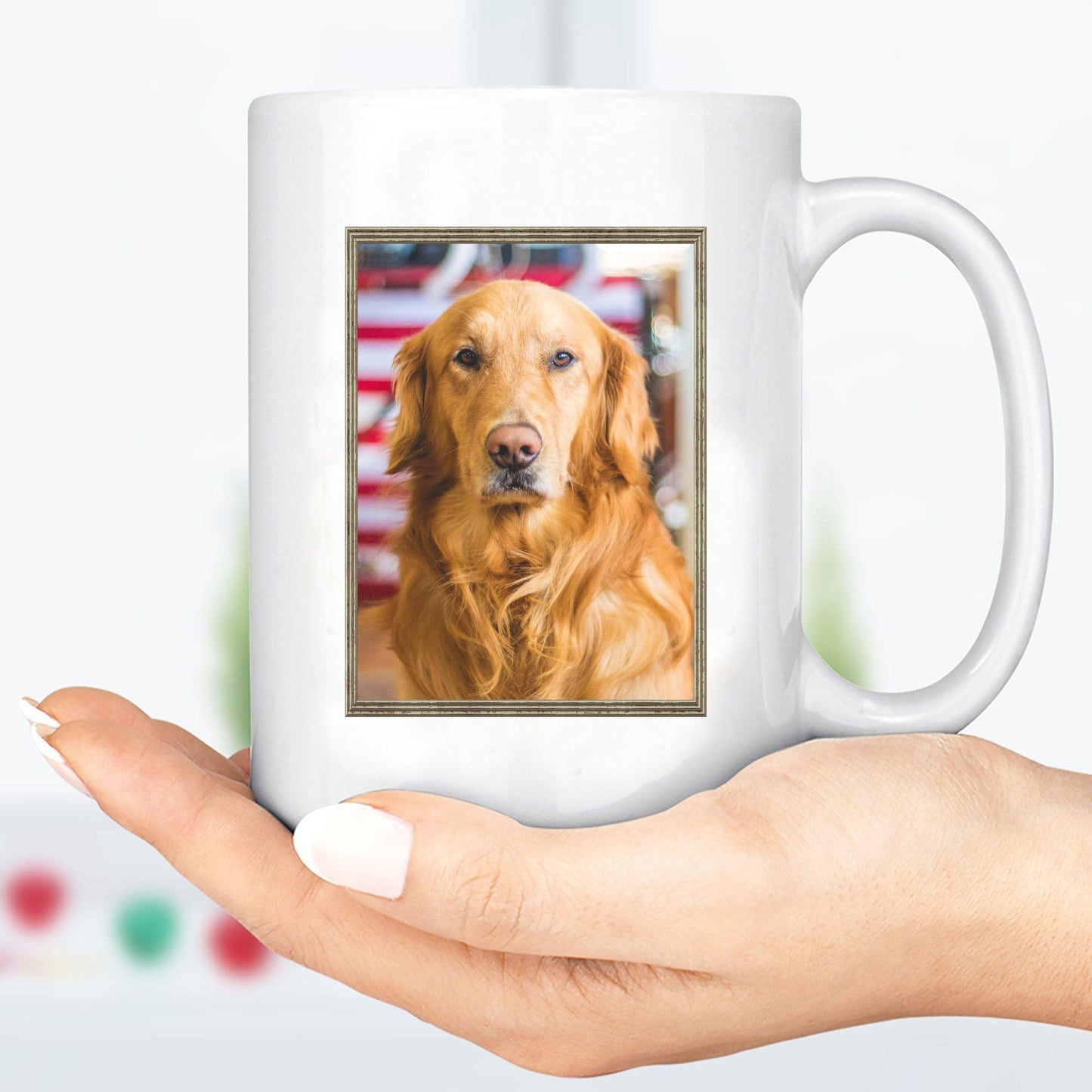 I Loved You Your Whole Life, I'll Miss You The Rest of Mine Personalized Custom Photo Dog Mug H354