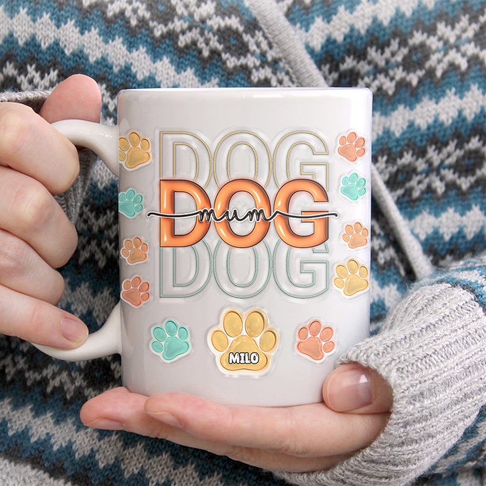 I'm A Dog And Cat Lover 3D Inflated Effect Pet Mug N304 890155