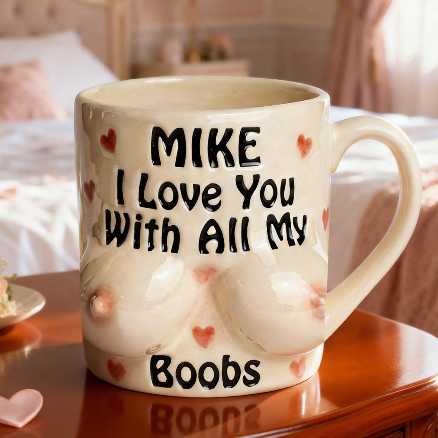 Naughty Boobs Coffee Mug - Personalized Gifts For Couple Coffee Mug 04NATI140125