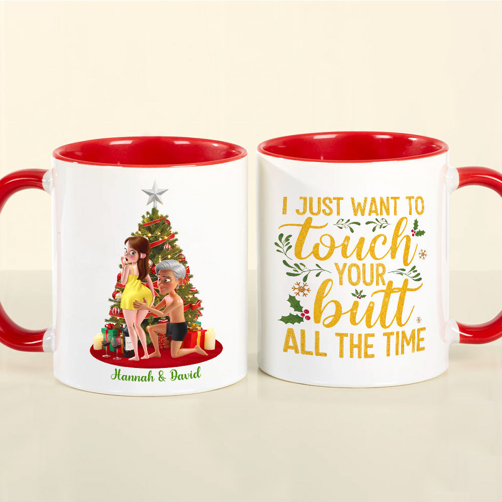 Naughty Couple Coffee Accent Mug - Personalized Gifts For Couple Coffee Mug 02NAMG120925HG