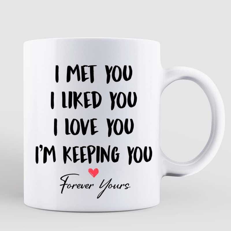 Doll Couple In Car Personalized Mug