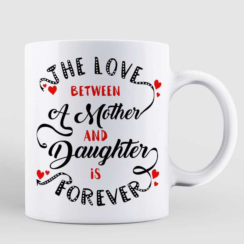The Love Between Doll Mother And Daughters Personalized Mug