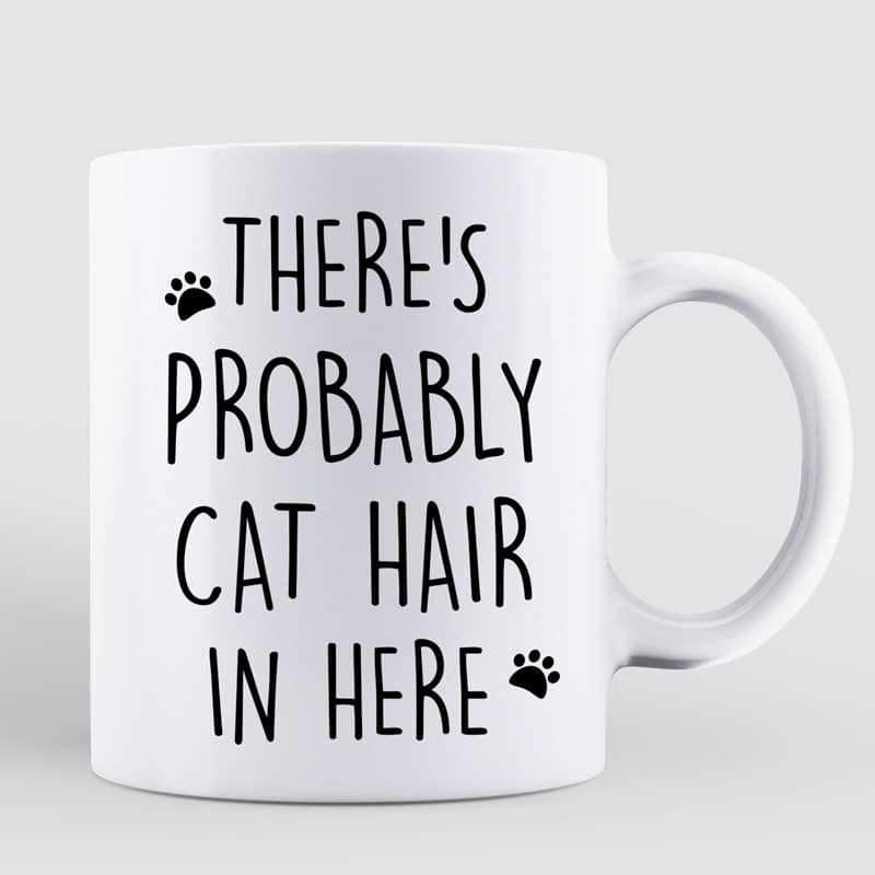 Cat Hair In Here Funny Cat Personalized Mug
