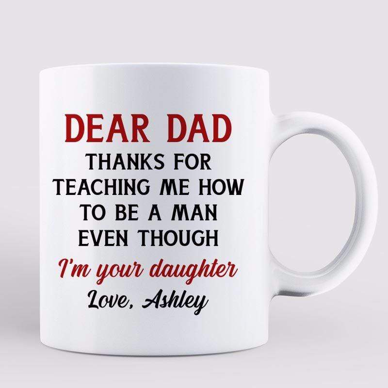 Father's Day Dear Dad From Daughter Personalized Mug