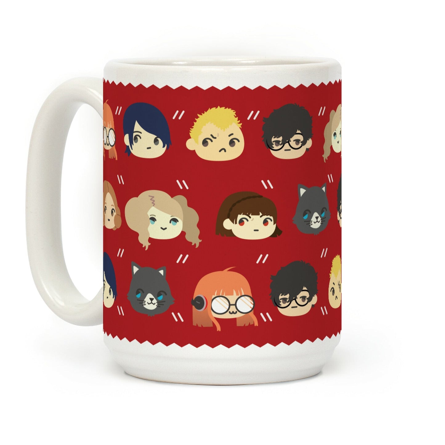 The Phantom Thieves Pattern Coffee Mug