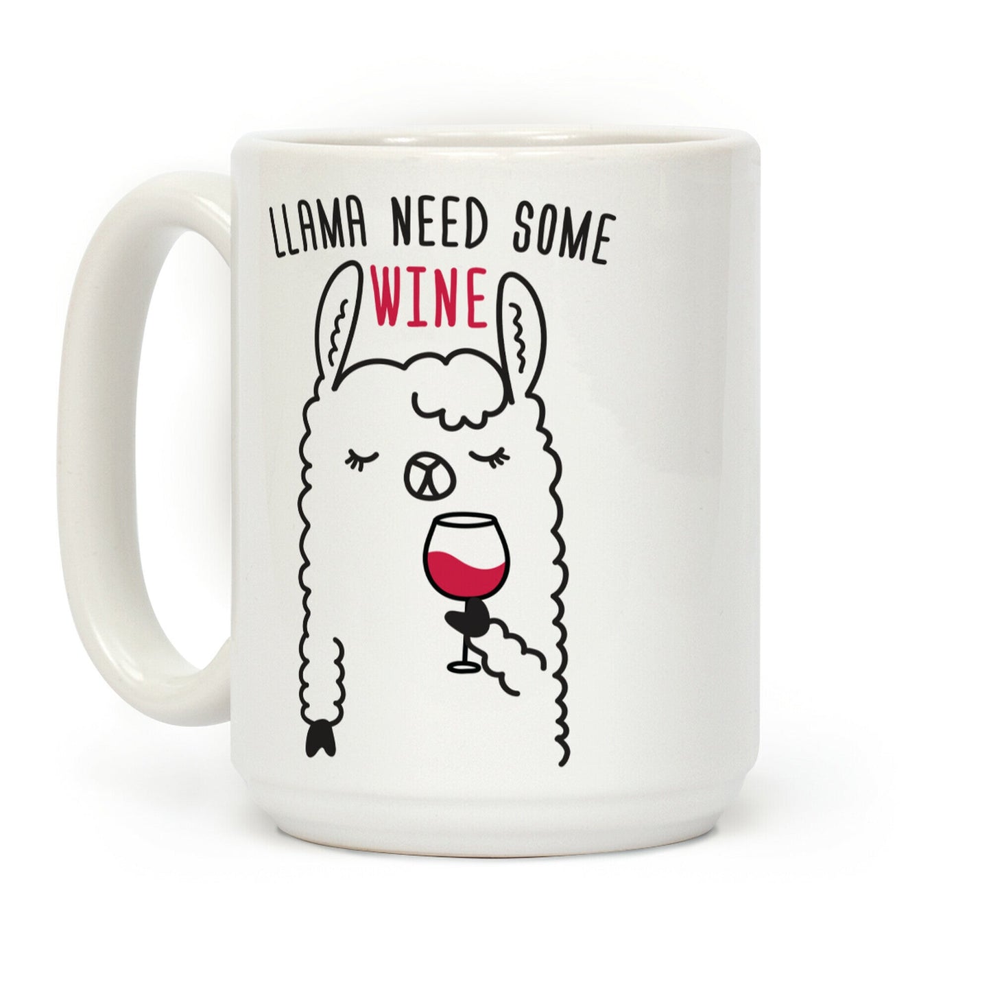 Llama Need Some Wine Coffee Mug