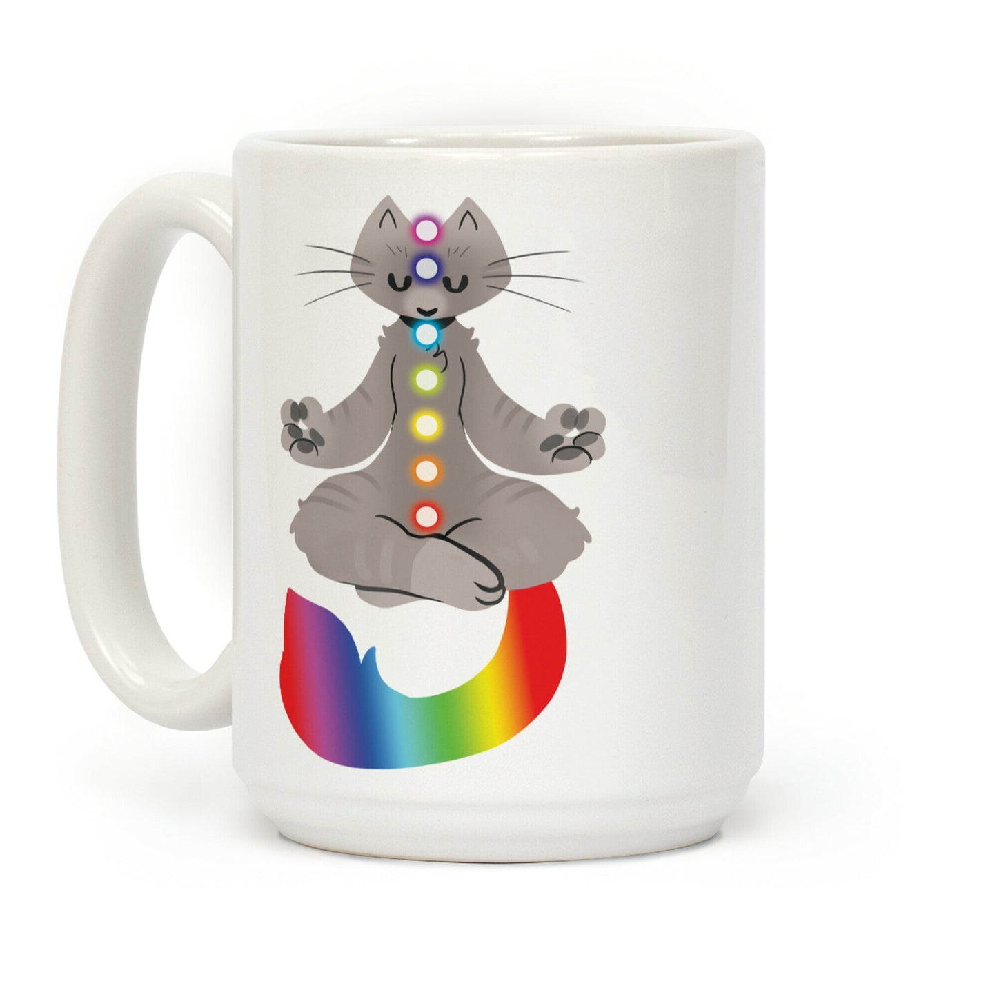 Chakra Cat Coffee Mug