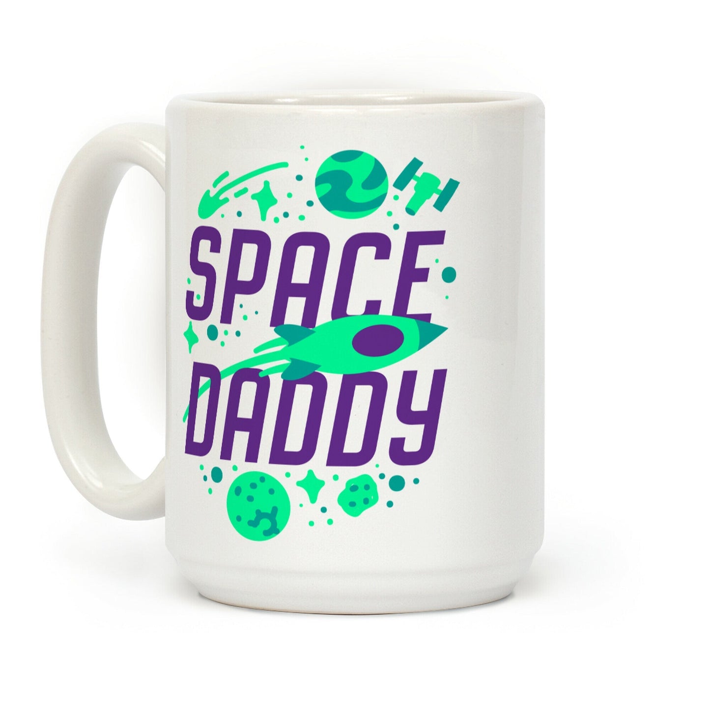 Space Daddy (Green) Coffee Mug