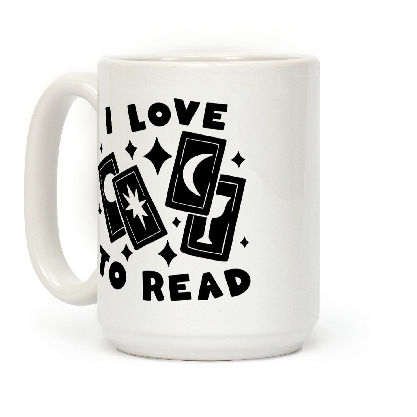 I Love To Read Tarot Coffee Mug