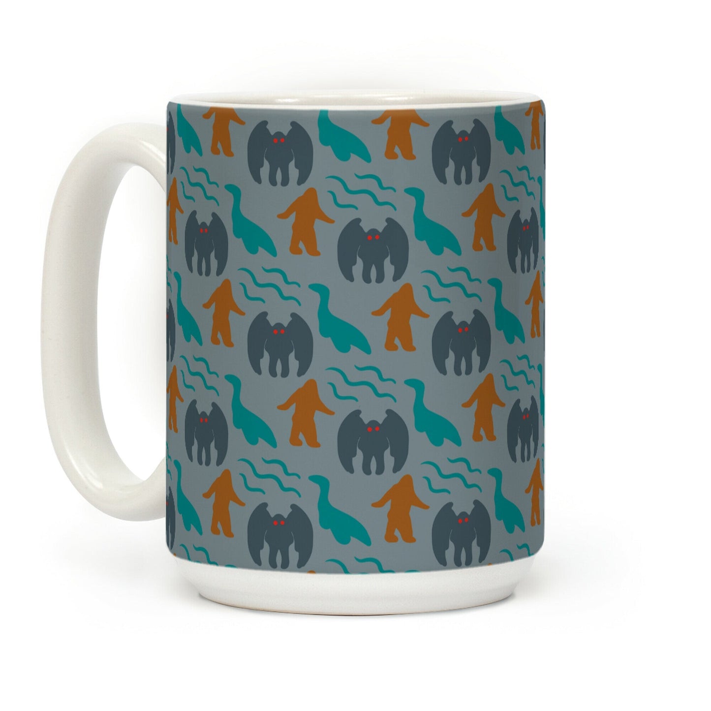 Cryptid Face Mask Coffee Mug