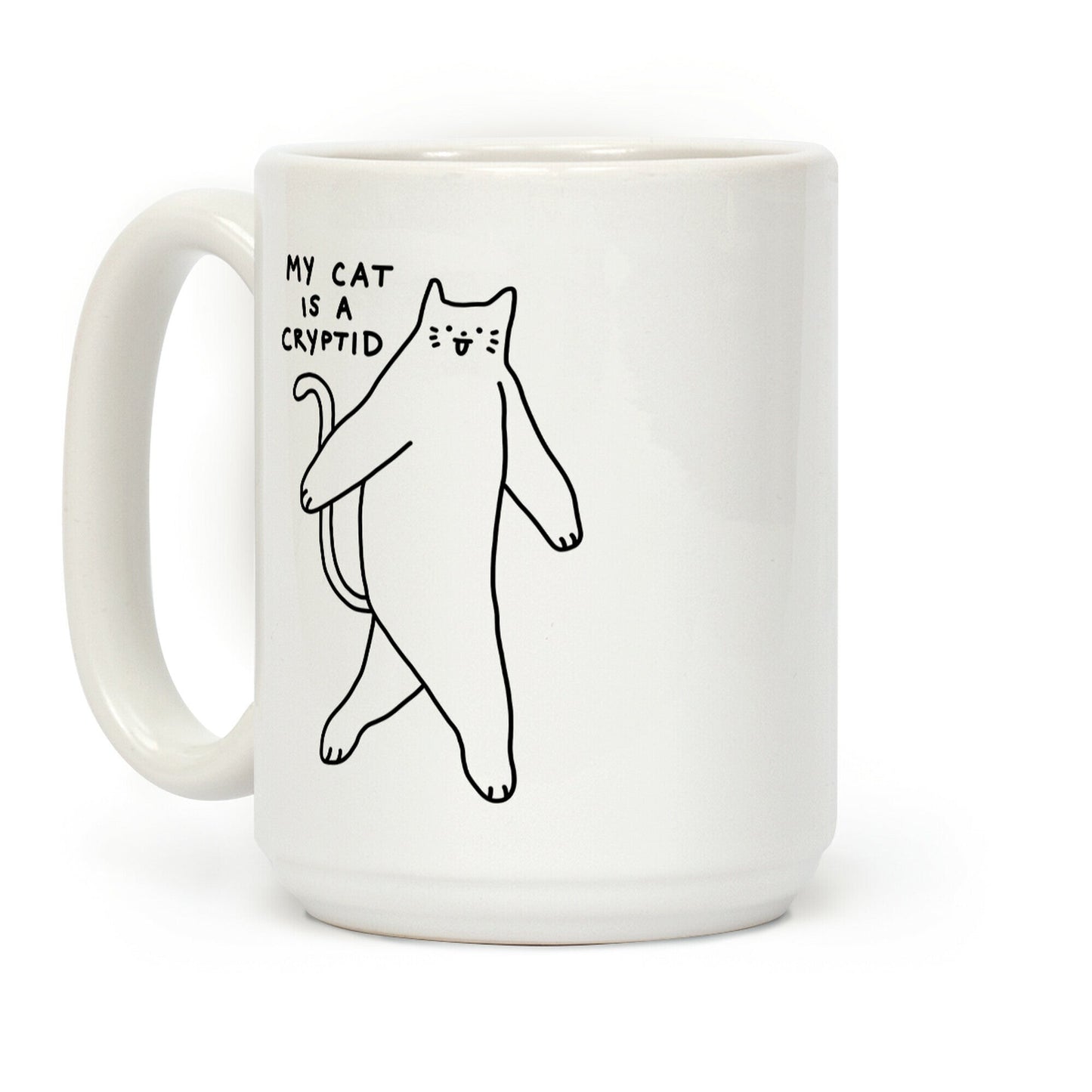 My Cat Is A Cryptid Coffee Mug