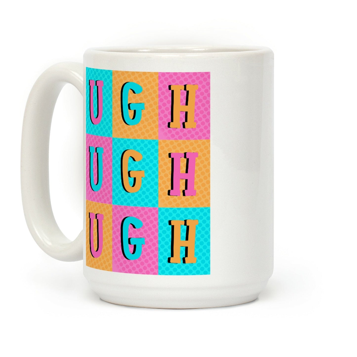 Ugh Pop Art Style Coffee Mug